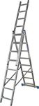Алюминиевая трехсекционная универсальная лестница (224/363) Алюмет